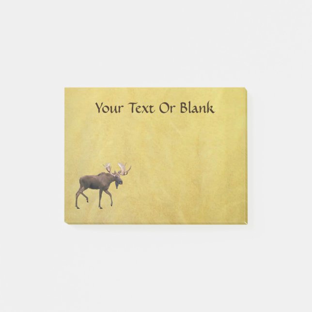 Bull Moose Post-it Notes (Front)
