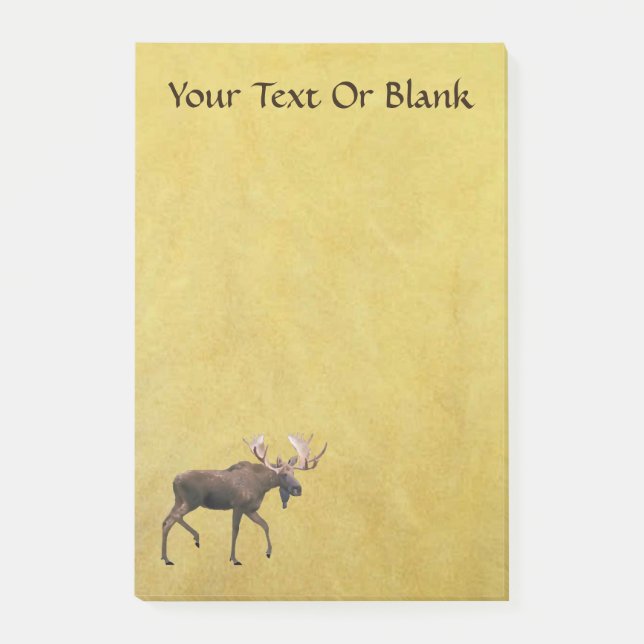 Bull Moose Post-it Notes (Front)