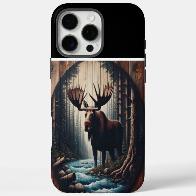 Bull Moose River  Case-Mate iPhone Case (Back)