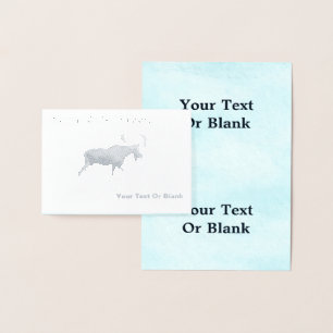 Bull Moose - Season's Greetings Foil Card