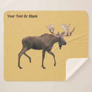 Bull Moose Sherpa Blanket