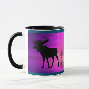 Bull Moose Silhouette Mug
