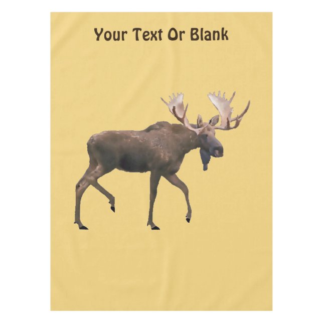 Bull Moose Tablecloth (Front)