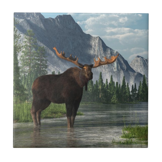 Bull Moose Tile (Front)