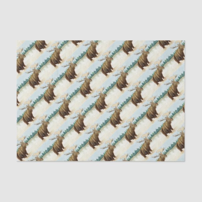 Bull Moose Tissue Paper (Front)