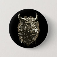Bull Portrait Postcard