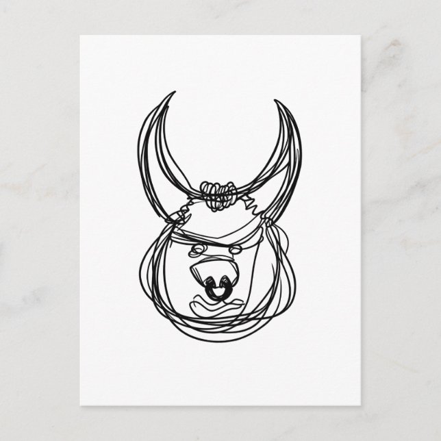 Bull Postcard (Front)