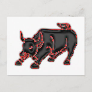 Bull Postcard