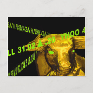 bull postcard