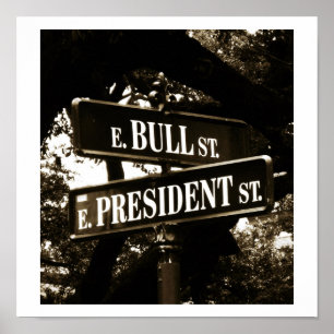 Bull & President Street ~ Print / Poster Sign