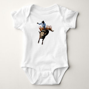 Bull Rider Baby Bodysuit