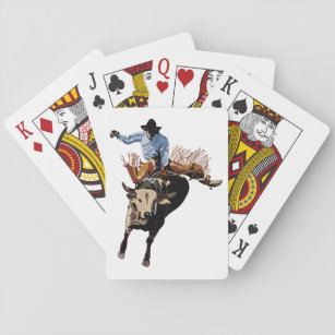 Bull Rider Playing Cards