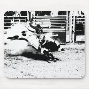 Bull Riding Champ Mouse Pad