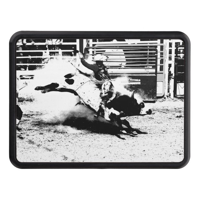 Bull Riding Champ Trailer Hitch Cover (Front)
