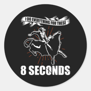 Bull Riding For Bull Rider Rodeo Athlete Future Bu Classic Round Sticker