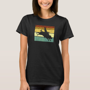 Bull Riding Rodeo Cowboy Jaripeo Retro Bull Rider  T-Shirt
