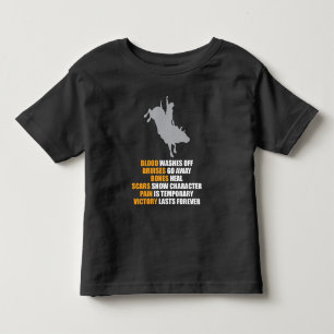 Bull Riding Rodeo Texas Ranch Rider Cowboy Toddler T-shirt