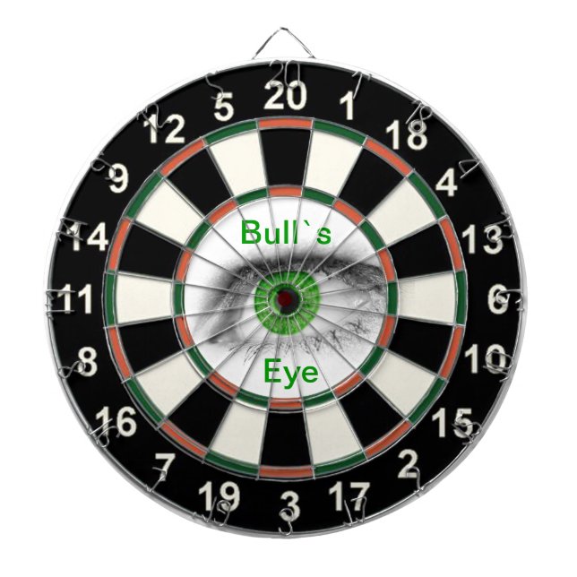 Bull`s Eye Dart Board (Front)