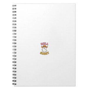 Bull Sheet Cute Ghost Cowboy Vintage Funny T-Shirt Notebook