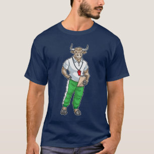 Bull Sports Teacher Whistle T-Shirt