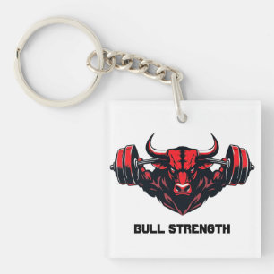 Bull Strength Keychain