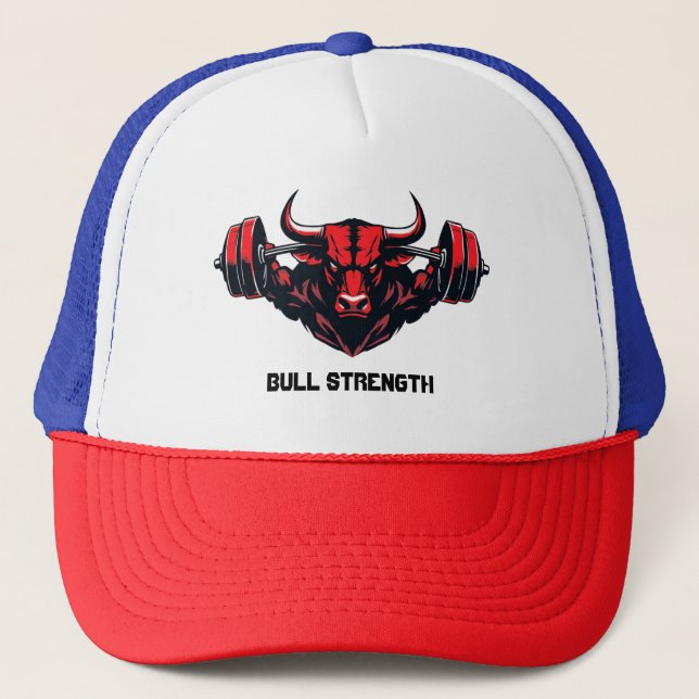 Bull Strength Trucker Hat (Front)