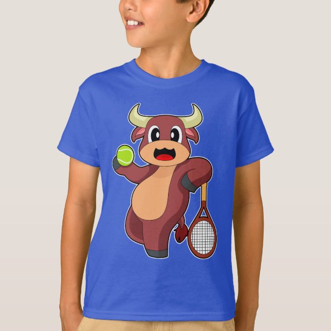 Bull Tennis Tennis ball T-Shirt (Front)