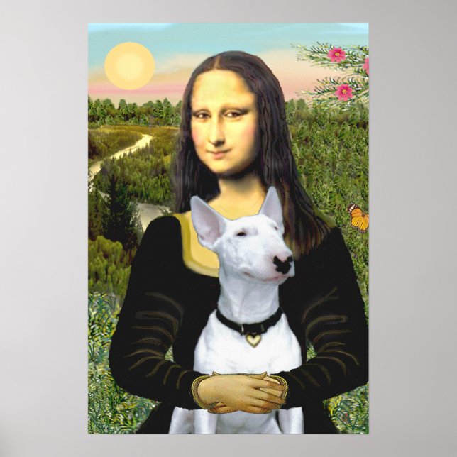 Bull Terrier 1 - Mona Lisa Poster (Front)