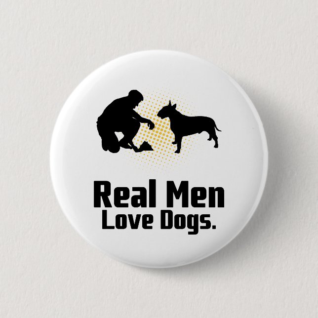 Bull Terrier 2 Inch Round Button (Front)