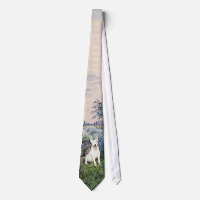Bull Terrier 4 - By the Seine Tie (Front)