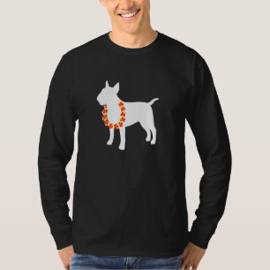 Bull Terrier Aloha Hawaiian Lei Dog T-Shirt