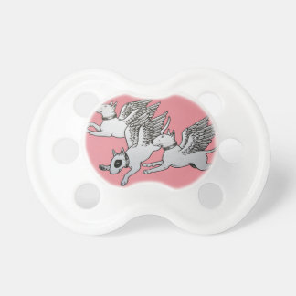 Bull Terrier Baby Pacifier / Dummy