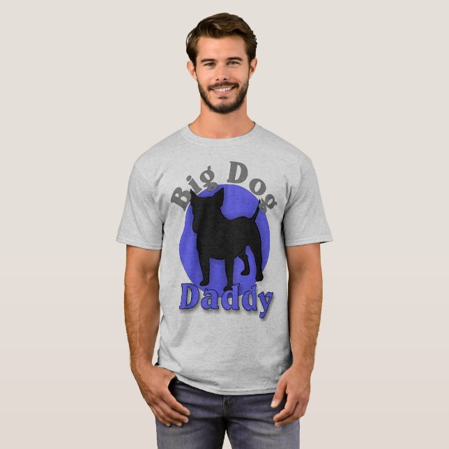 Bull Terrier Big Dog Daddy T-shirt (Front Full)