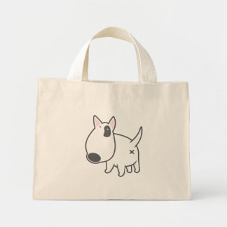 Bull Terrier - bully_illu_bruno_3c Mini Tote Bag