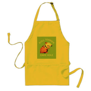 BULL TERRIER CAKE HOLE - Apron