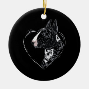 Bull Terrier   Ceramic Ornament