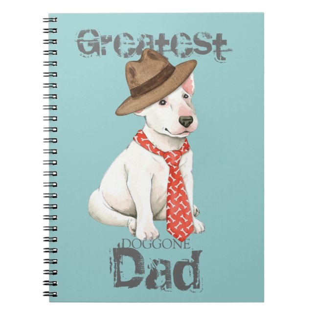 Bull Terrier Dad Notebook (Front)