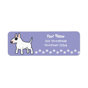 Bull-terrier de bande dessinée