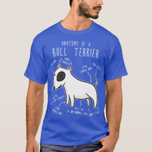 Bull Terrier Dog Anatomy T-Shirt
