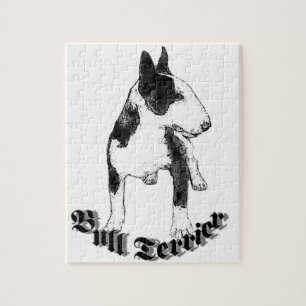 Bull Terrier dog Jigsaw Puzzle