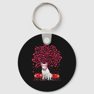 Bull Terrier Dog Lover Funny Bull Terrier Valentin Keychain