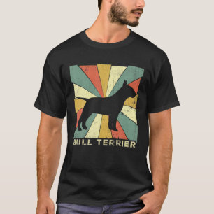 Bull Terrier Dog Retro 70S Vintage T-Shirt