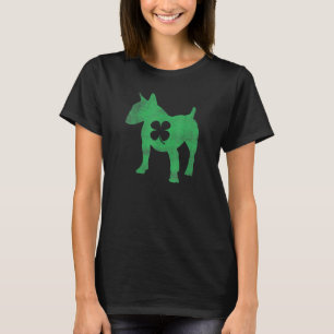 Bull Terrier Dog Shamrock St Patricks Day Saint Pa T-Shirt