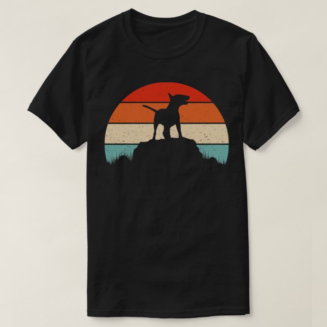 Bull Terrier Dog T-Shirt (Design Front)