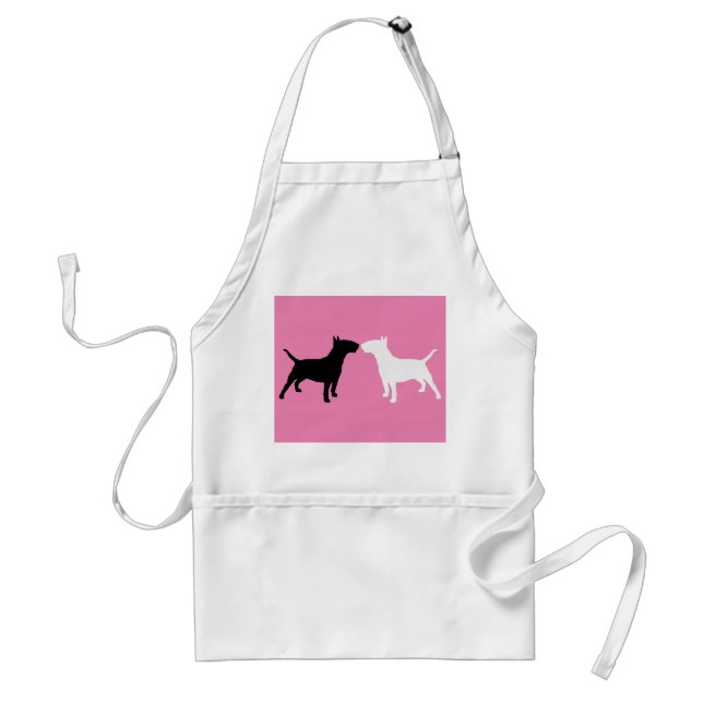 Bull Terrier Double Silhouette Apron (Front)