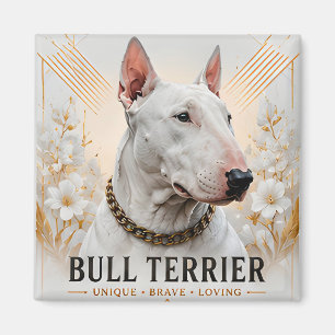 Bull Terrier Fearless Icon Magnet