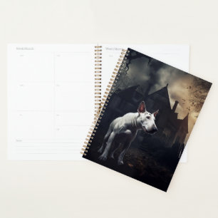 Bull Terrier Halloween effroi