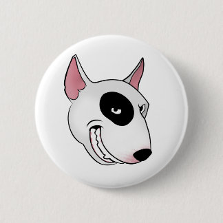 bull terrier head 2 inch round button