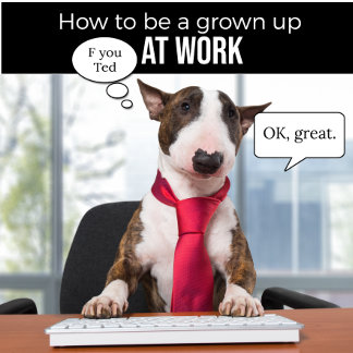 Bull Terrier How to Be a Grown Up T-Shirt