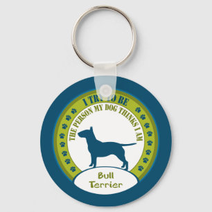 Bull Terrier Keychain